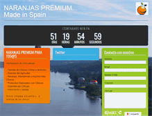 Tablet Screenshot of naranjaspremium.com